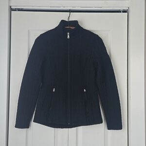 Spyder mostly fleece lined zip up jacket